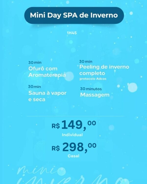 Mini day spa inverno