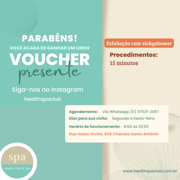 Voucher  Esfoliação com vickyshower