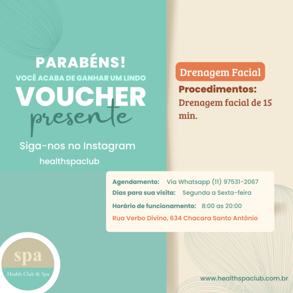 Voucher  Drenagem Facial