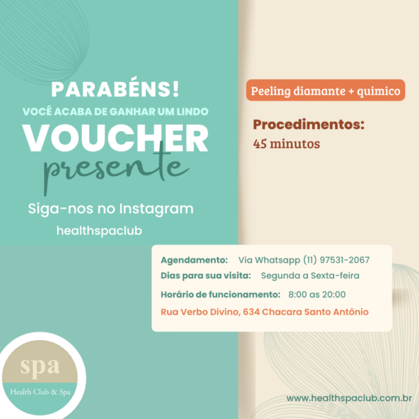 Voucher  Peeling diamante + quimico