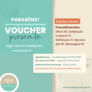 Voucher Spa Outono Individual