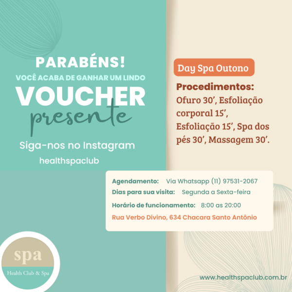 Voucher Spa Outono Individual