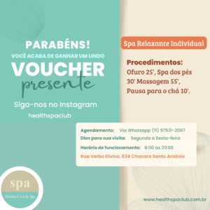 Voucher Day spa Relaxante individual