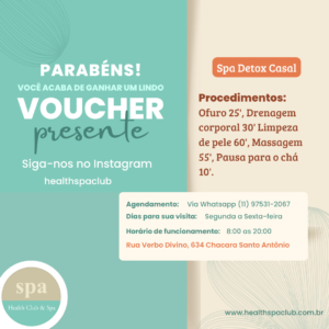 Voucher Day spa Detox casal