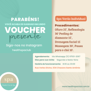 Voucher Day spa Verão Individual