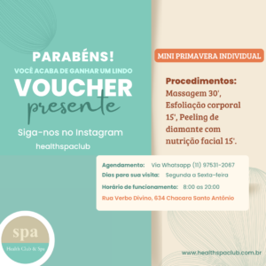 Voucher Mini day spa primavera